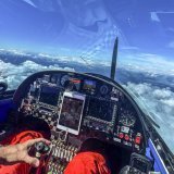 Raphaël Domjan a volé plus haut que Bertrand Piccard. KEYSTONE/RAPHAEL DOMJAN